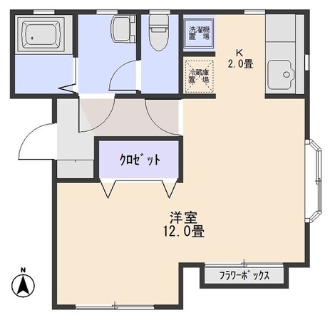 フィオーレＰＡＲＴⅠの物件間取画像